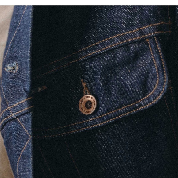 The Long Haul Jacket in Rinsed Organic Selvedge - Picture 3 of 8